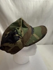 Military Hat Utility Woodland Camouflage, Pattern Type II Medium Size