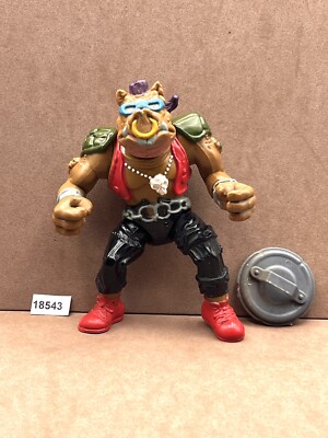 TMNT 1988 BEBOP HARD HEAD Teenage Mutant Ninja Turtles Playmates Vintage