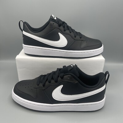 nike black court borough low 2