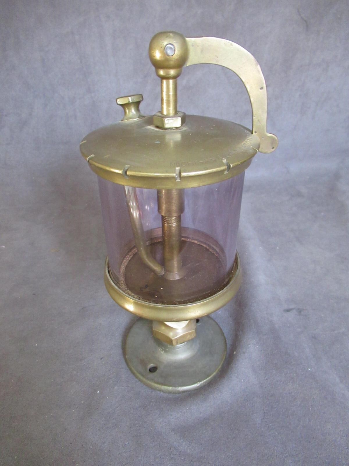 Michigan Lubricator Co Hit Miss Gas Engine Oiler x134 Brass Turning