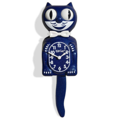 Limited Edition Galaxy Blue Kit-Cat Klock kat clock | eBay