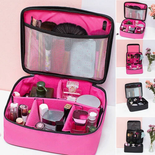 Beauty case e trousse nere senza marca per il make up e cosmetici