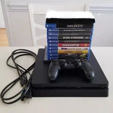 PS4 Slim (500 GB) Plus 11 Games