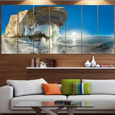 Designart '' Rock on Olkhon Island in Baikal Lake'' Landscape  Oversized