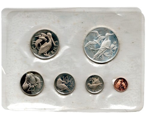 India 1973 Official F.A.O. Grow more Food 10-Coin Proof Set Sliver