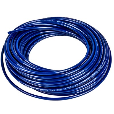 Hard Semi-Bendable Blue Drinking Water Tube Inner Dia 11/16'' Outer Dia 7/8'' 10ft