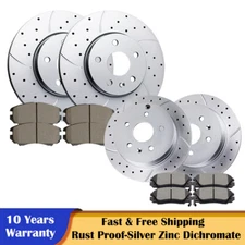 Front Rear Brake Rotors and Pads Brakes Kits for GMC Terrain Chevrolet Equinox