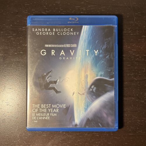Gravity (Blu-ray Disc+Dvd) 2013 Sandra Bullock, George Clooney Bilingual  - Picture 1 of 4