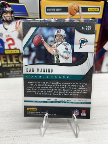 2019 Panini Prizm Dan Marino #265 π₯12-FOR-10 - Picture 2 of 2