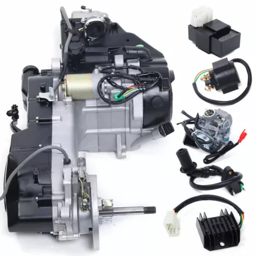 Long Case 150CC GY6 Scooter ATV Go-Kart 4Stroke Engine Motor CVT Auto Carburetor - Picture 2 of 24