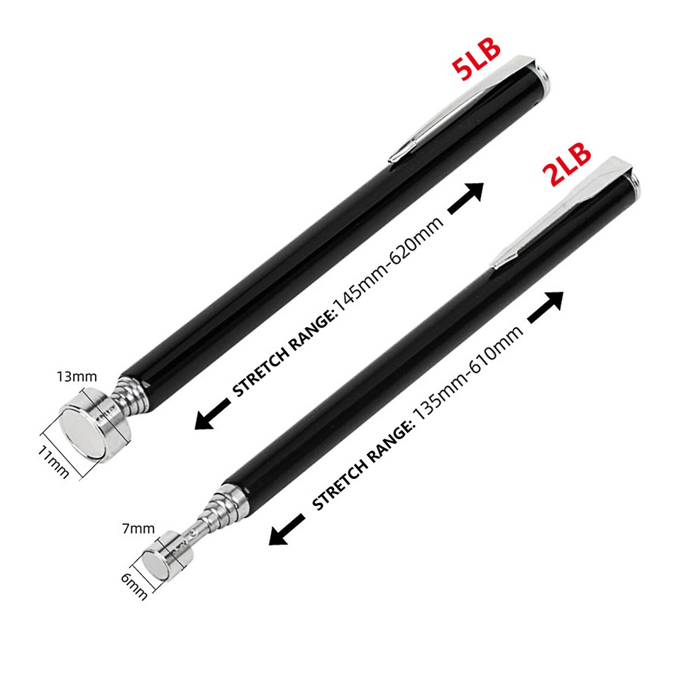 Tioncy 7 Pcs Magnetic Pick Up Tool Set, Includes 1.5lb 3 Lb 10lb 15lb