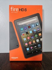 Amazon Fire HD 8 32GB Black Tablet 8in LCD Wi-Fi 2GB RAM 1TB SD