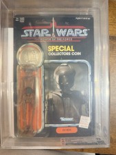 1984 Kenner Star Wars POTF 92 Back-A With Collector Coin EV-9D9 MOC CAS 75