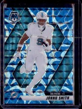 2025 Panini Mosaic #94 Jonnu Smith Mosaic Reactive Blue