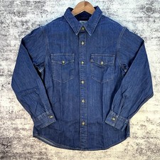 NWT - Levi's Relaxed Fit Denim Western Shirt - Men's Small - MSRP 89.50