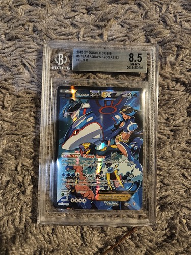 Team Aqua's Kyogre-EX graded BGS 8.5 for sale on eBay