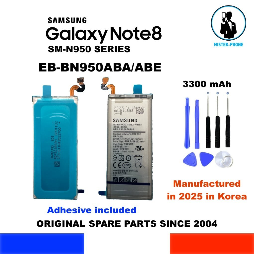 Batterie Samsung Note 8 SM-N950 originale idéale pour rester connecté lors de vos déplacements