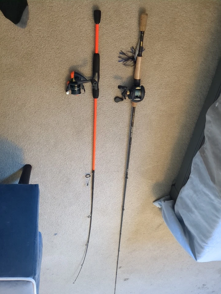 baitcasting combo and spinning combo 6'6 and 5'6 lews speed combo and wayfair - Image 4 of 4