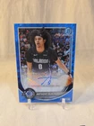 2025-26 Bowman Chrome Anthony Black Autograph Blue Refractor /150
