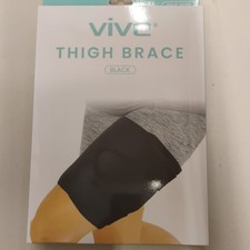 thigh brace one size fits most,up to 32"circumference black left or right