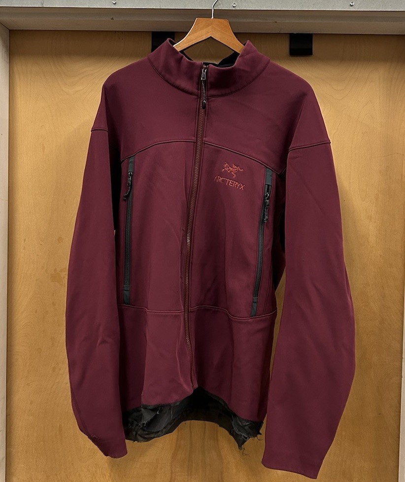 ARC'TERYX Giacca Vintage Arcteryx Gamma LT Softshell Rosso Gorpcore Uomo Taglia Large COSÌ COM'È