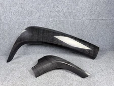 2007-2013 ACURA MDX DASHBOARD TRIMS MOLDINGS SET of 2 BLACK woodgrain OEM