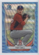 2014 Bowman Draft Top Prospects Chrome Blue Wave Refractor Trey Ball #CTP-20 0b2