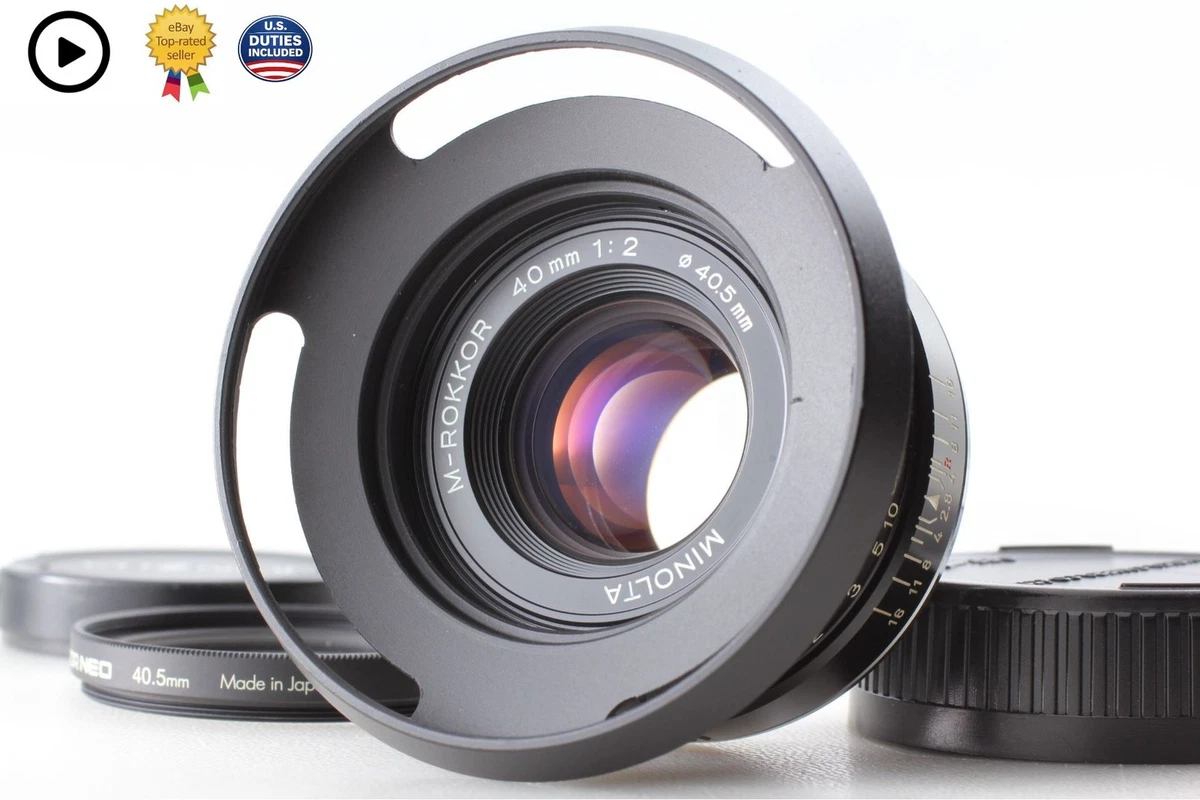 Minolta M Rokkor 40mm F2 for sale | eBay