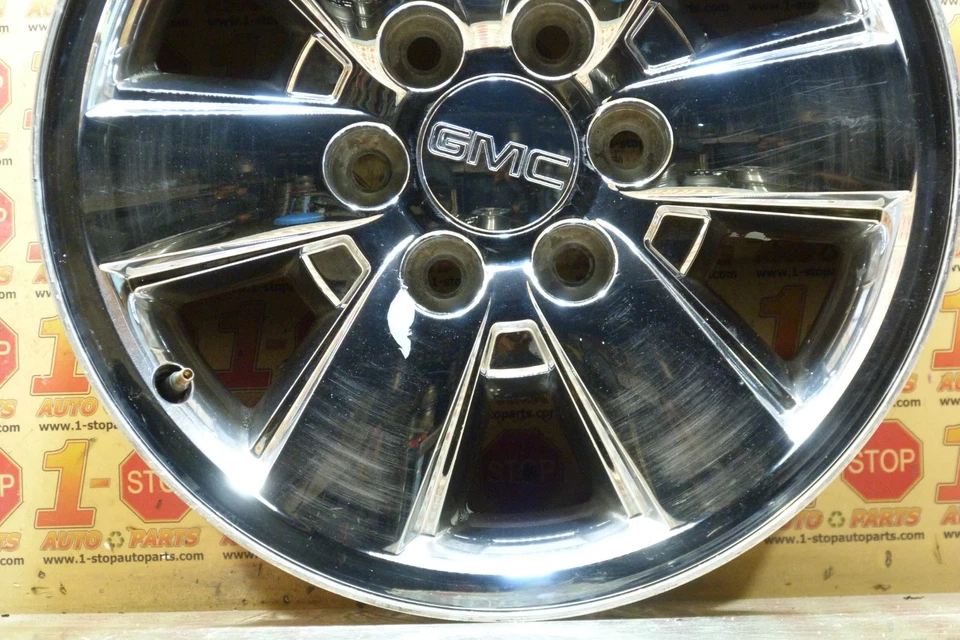 2009 2010 2011 2012 年 2013 年 GMC SIERRA 1500 铬 6 点轮 RIM 18X8.5 18 原始设备制造商 — 第 3/4 张图片