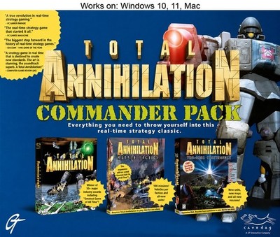 Total Annihilation: Commander Pack PC Game Core Contingency Battle Tactics