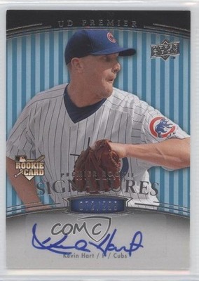 2008 UD Premier Premier Rookie Signatures 72/299 Kevin Hart #216 Auto 0c2
