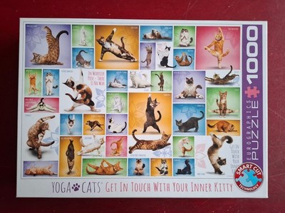 Puzzle Yoga Cats 1000 Eurographics Sammlung Paket