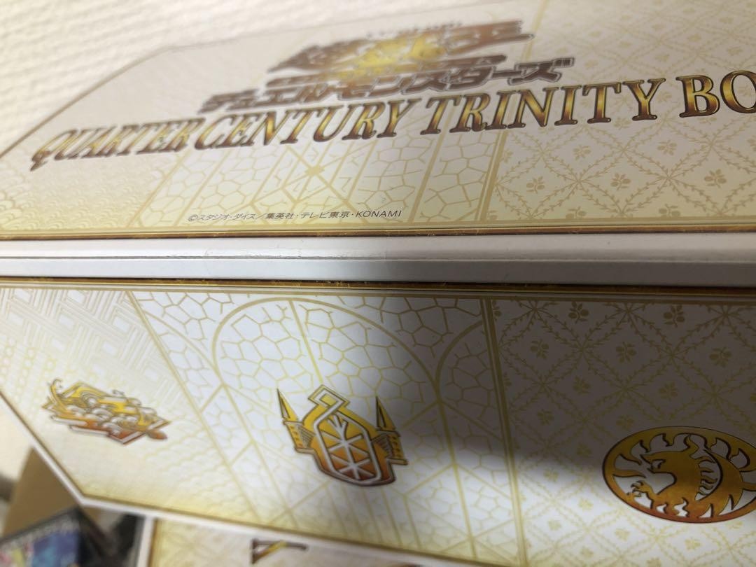 新品未開封 遊戯王 QUARTER CENTURY TRINITY BOX ×3 遊戯王 QUARTER CENTURY TRINITY BOX 3box未開封