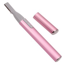 Electric Eyebrow Trimmer Women Precision Face Razors Battery As Picture, Pink