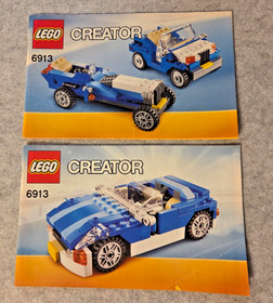 LEGO CREATOR: Blue Roadster (6913) - 100% COMPLETE!!
