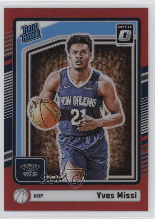 2024 Panini Donruss Optic Rated Red Prizm 57/99 Yves Missi #265 Rookie RC 1oa8