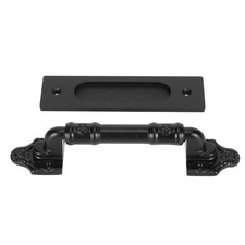 ɪSliding Barn Door Handle Double Sided Black Barn Door Pull Handle For Gates