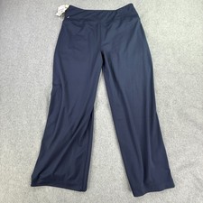 NWT Zella Leggings Women s Blue Size Large 32x26 High Waist Capri Athleisure