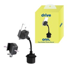 . Expandable Smartphone Gooseneck Cup Holder Phone Mount, Black, Great for Hands