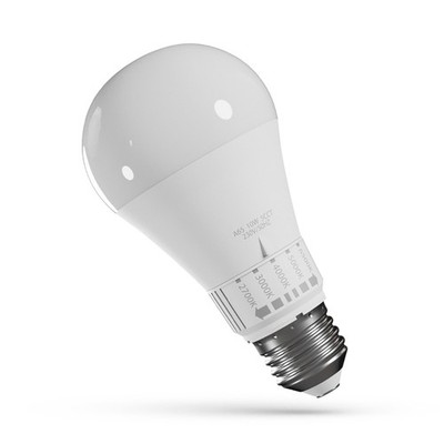 Spectrum LED A65 Birne 10W = 74W E27 matt CCT in Stufen einstellbar 2700K-6500K