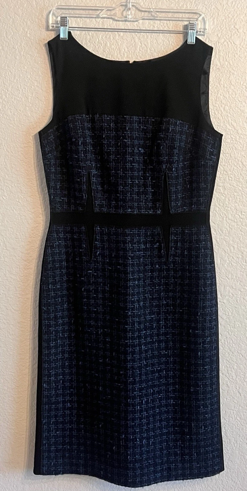 Abito Tory Burch Sloane blu e nero taglia 8