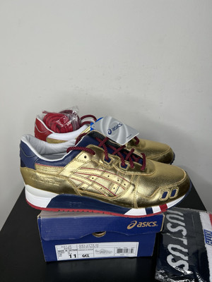 Ronnie Fieg × Asics Gel-Lyte Gold Asics Ronnie Fieg KITH Gel-Lyte III Olympic Gold USA Size 11 GL3