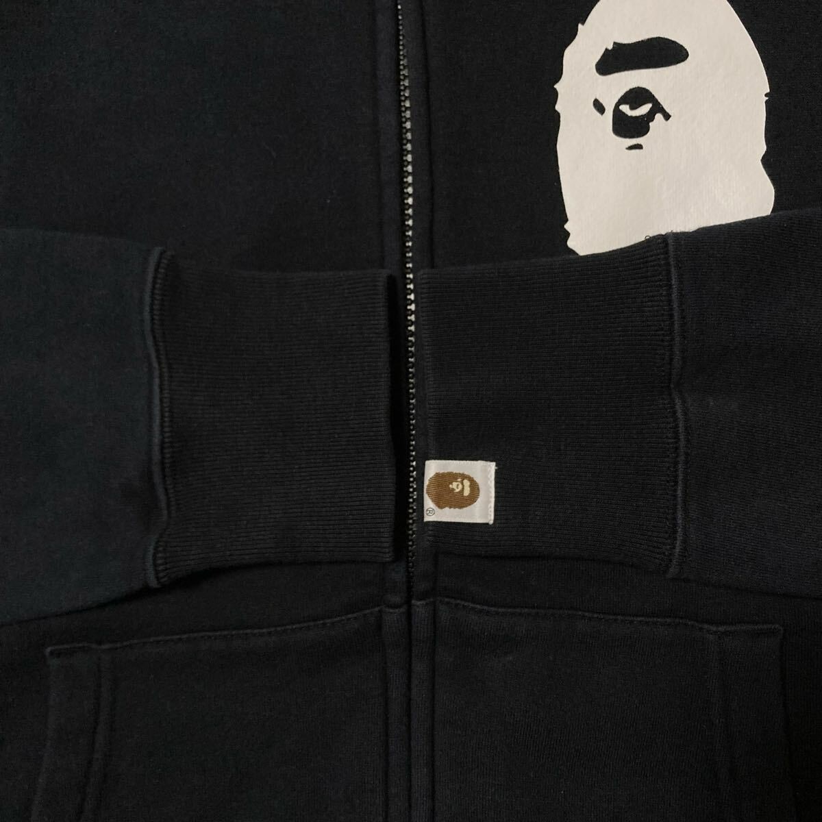 BAPE head logo full zip hoodie a bathing ape NIGO Size M | eBay