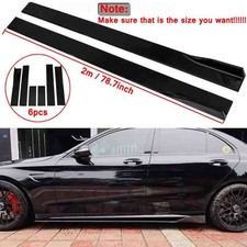 78.7 Glossy Black Side Skirts Extension Lower Lip For Nissan Gtr R33 R34 R35 78.7 Glossy Black Side Skirts Extension Lower Lip For Nissan Gtr R33 R34 R35