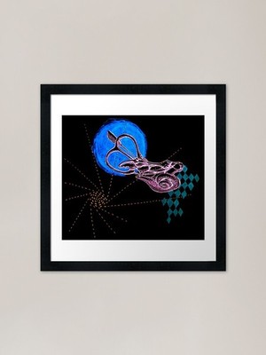 Ear Labyrinth 2 Framed Art Print Framed Wall Art Poster Canvas Print Picture