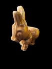Vintage 1940s Unsigned McCoy Glazed Ceramic Donkey Small Planter For Succulents