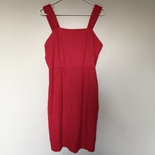 WOMEN SUMMER DRESS LINEN BLEND SMOCKED BACK A-LINE SUMMER DRESS