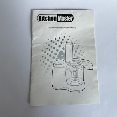 Kitchen Master Model #EPI-MC003 Manual