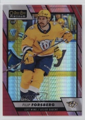 2023-24 O-Pee-Chee Platinum Red Prism 66/199 Filip Forsberg #70 1p1u