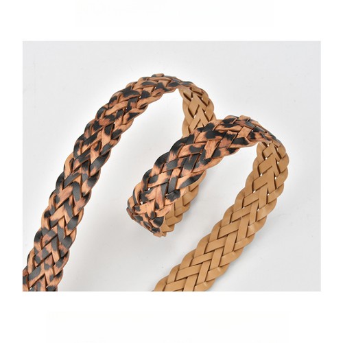 Nuevo Mujeres Hebilla Ajustado Leopardo Cintura Cinturón Duradero Cuero Adhesionado Vestido Ajustado - Imagen 4 de 11
